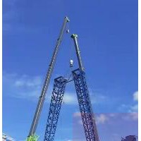 万宁市吊车租赁 建筑工地吊运8-350吨电力设备维修